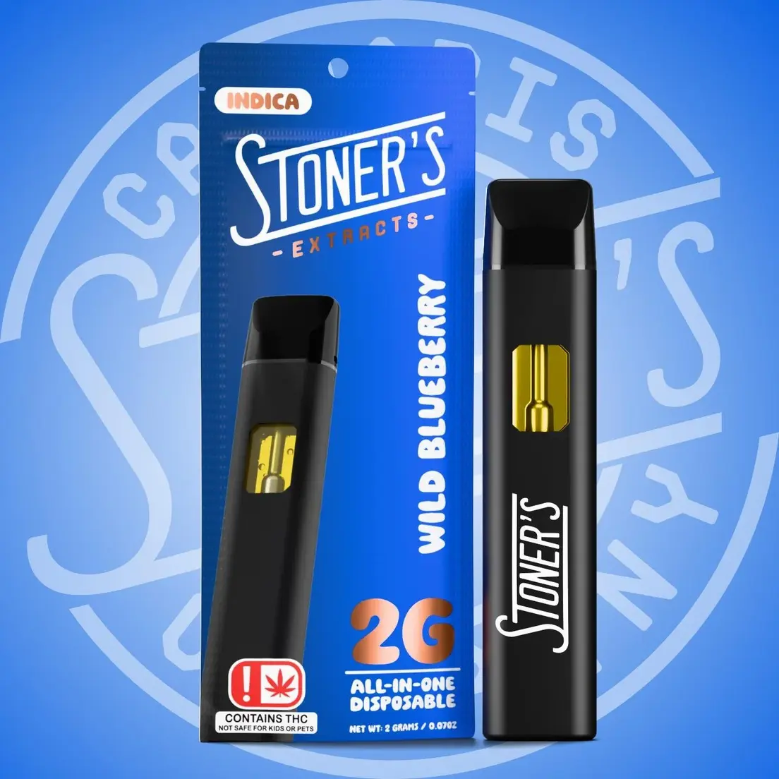 Stoner Extracts - 2G - Disposable - Wild Blueberry (I)