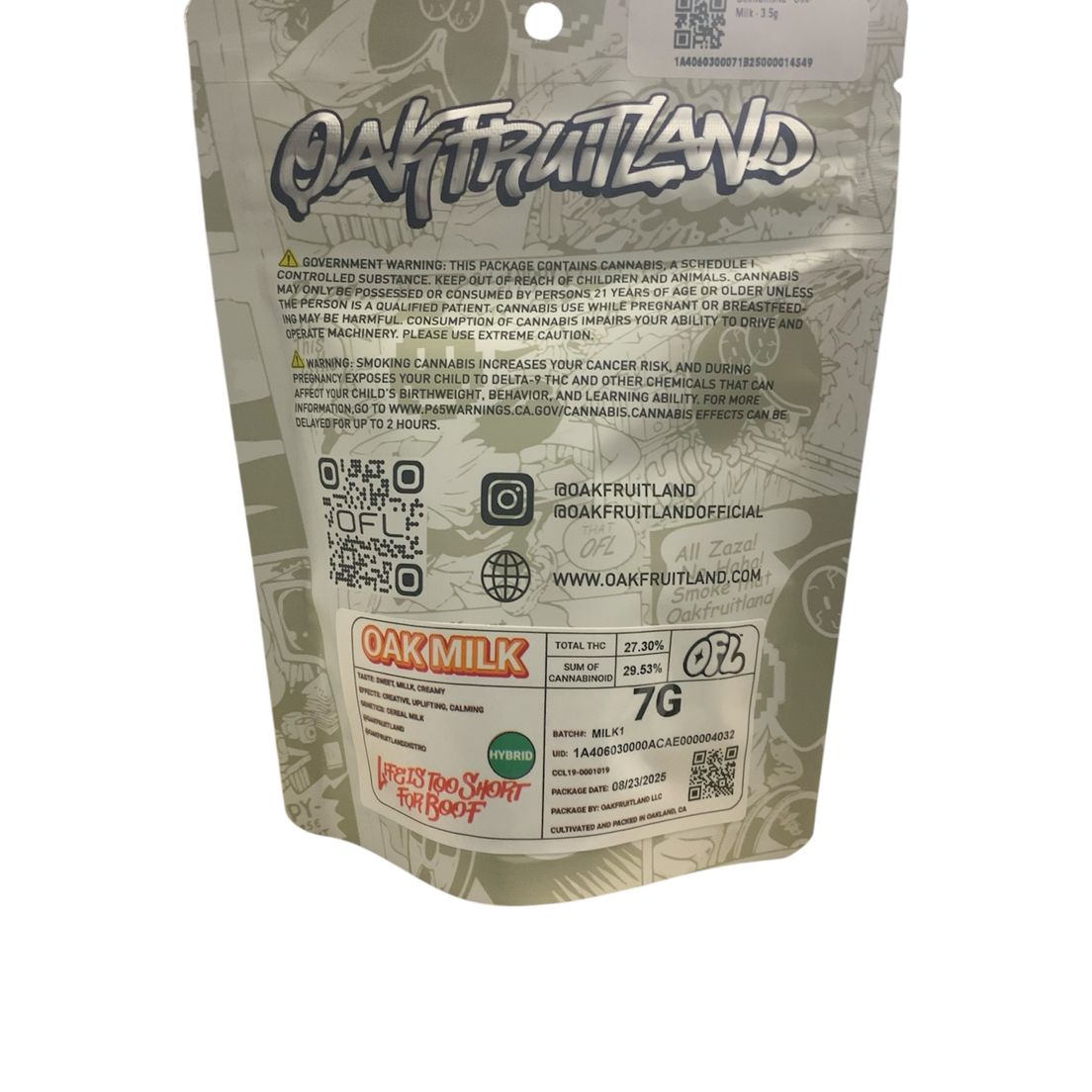 Oakfruitland - Oak-Milk 7g