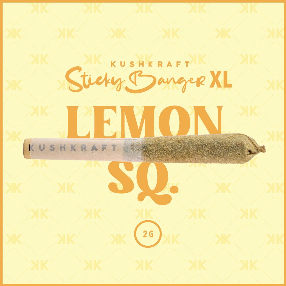 1 x 2G XL Infused Sticky Banger Indica Lemon Squeeze by KushKraft