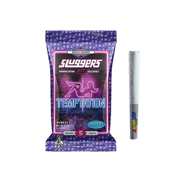 Sluggers Temptation .7g Diamond Infused Preroll 5pk 48.7%