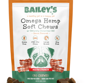 BAILEY'S - OMEGA HEMP CBD SOFT CHEWS EXTRA STRENGTH