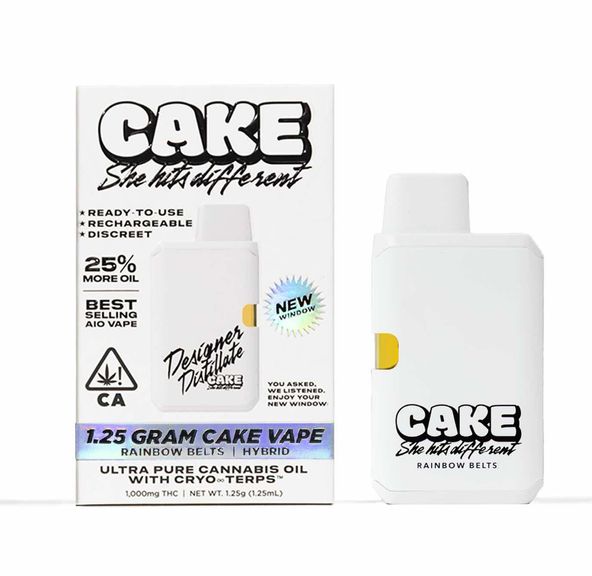 Cake AIO Vape Rainbow Belts 1.25g