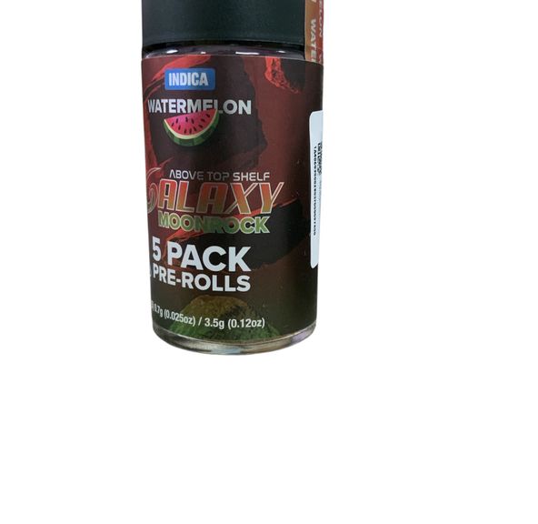Galaxy Moonrock - Watermelon 5pk Infused Prerolls 3.5g