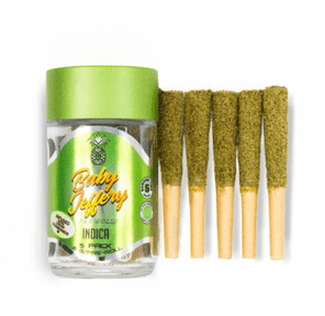 Baby Jeffery's Indica Pre-Roll Infused 5 Pack Gelato