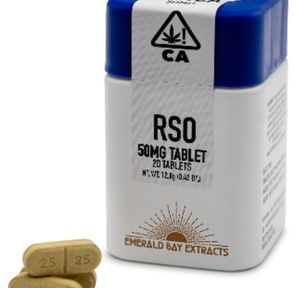 Emerald Bay - Platinum OG RSO Tablet - 50 MG/1000 MG