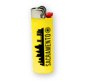 Kolas Branded Lighter BIC Sacramento Yellow