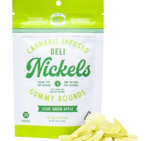[Deli] Nickels - Sour Green Apple Gummy Rounds