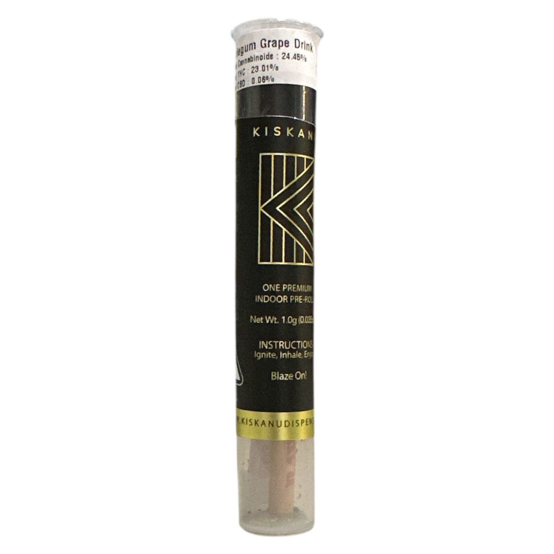 Kiskanu - Bubblegum Grape Drink Preroll 1g