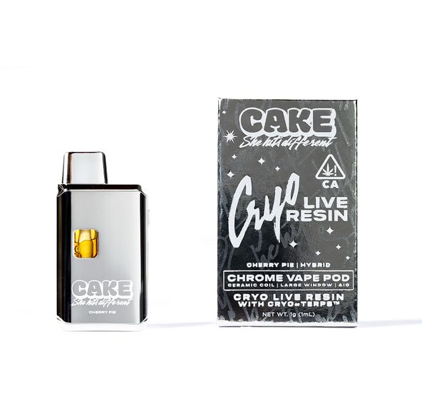 Cake Live Resin AIO Vape Cherry Pie 1g