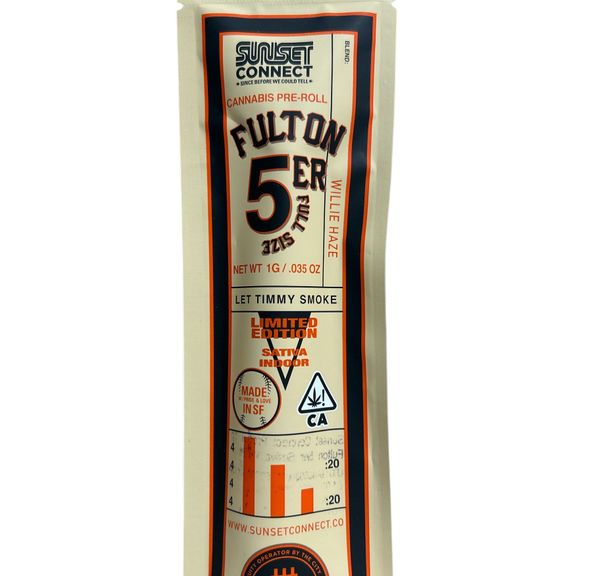 Sunset Connect - Willie Haze Preroll 1g