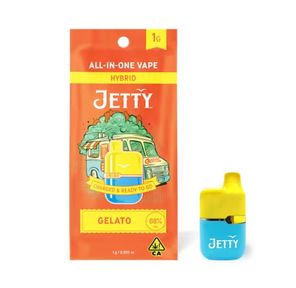 Jetty Extracts — Gelato High THC All-in-One Mini Tank Vape 1.00 g