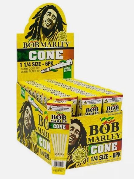 Bob Marley Cone 1 1/4 6pk