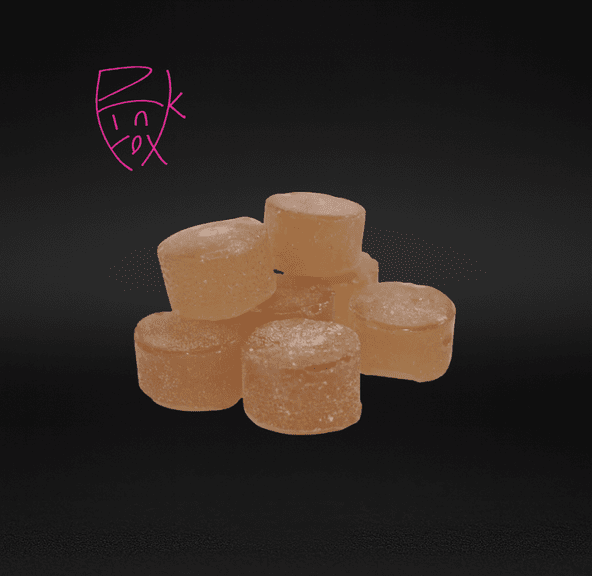 Pink Fox | Kona Coffee THC Gummies | 10mg THC Each | 10-Pack (100mg Total THC)