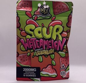 Gold Rush - Edibles - Sour Watermelon - 2000mg