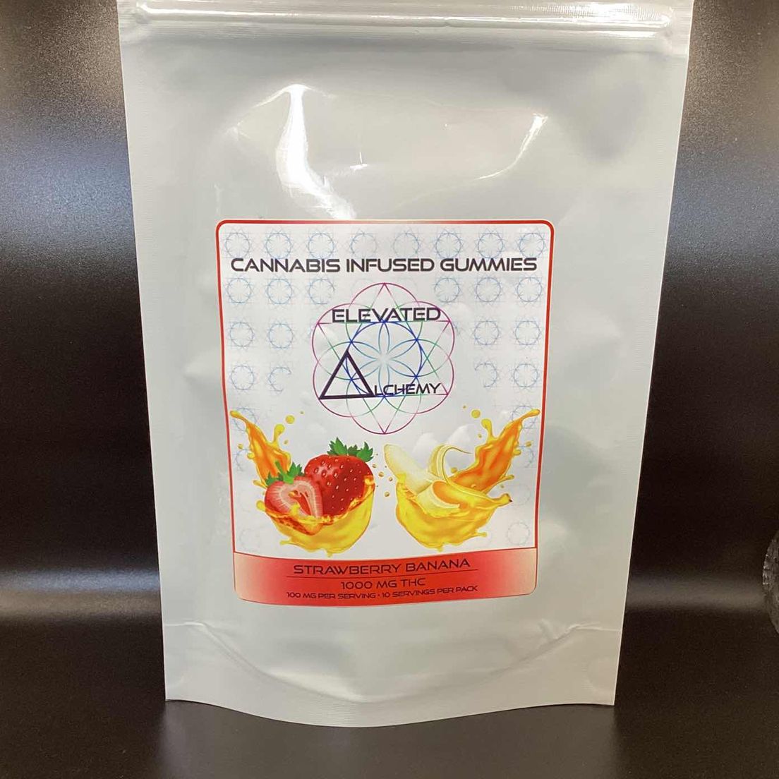 STRAWBERRY BANANA 1000MG GUMMIES EL ALCHEMY