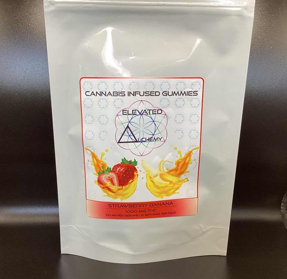 STRAWBERRY BANANA 1000MG GUMMIES EL ALCHEMY