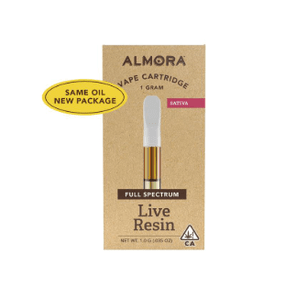 Almora Farm Live Resin Cartridge Lemon Cake 1g
