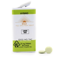 25mg Hybrid - Lemon Dosi 1000mg Tablets Emerald Bay Extracts