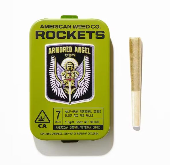 American Weed Co. Infused Pre-roll Pack Armored Angel 3.5g