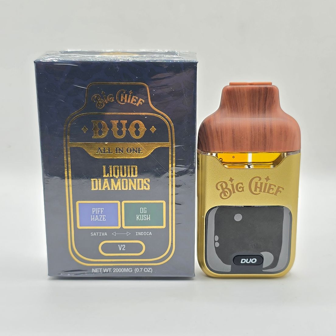 Big Chief - Disposable - Piff Haze x OG Kush - 2G at Goodies | Sweede