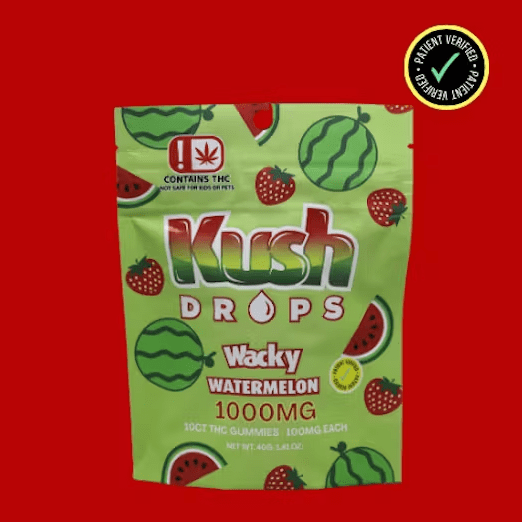 1000mg THC Gummy - Wacky Watermelon