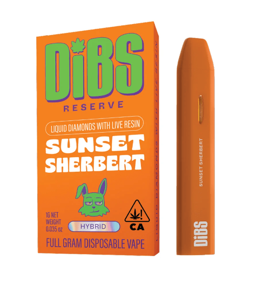 Dibs Reserve AIO Vape Sunset Sherbert 1g