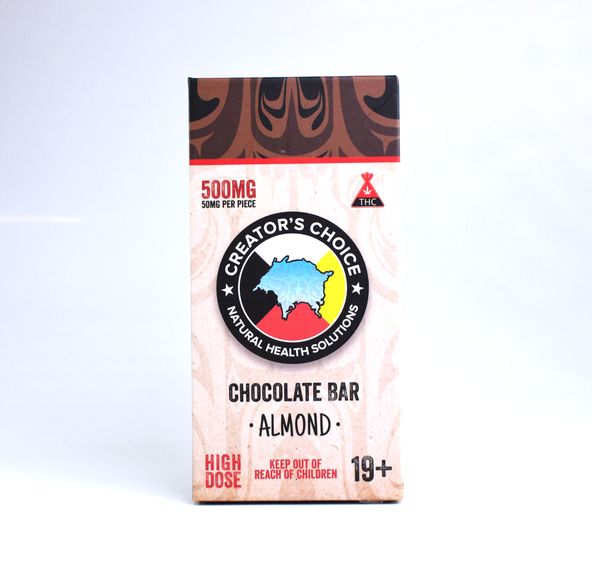 Creator's Choice | Chocolate Bar | Almond | 500MG | $40.00