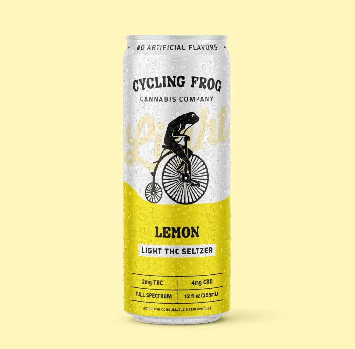 CF 2mg THC Lemon Seltzer, Single