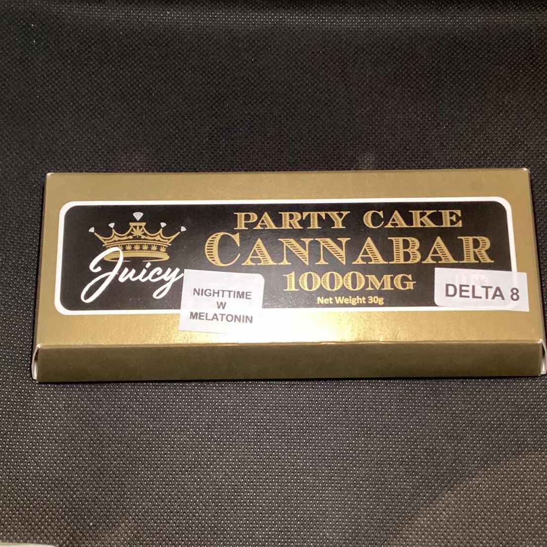 Party Cake Nighttime Chocolate Bar - Delta 8 1000 mg
