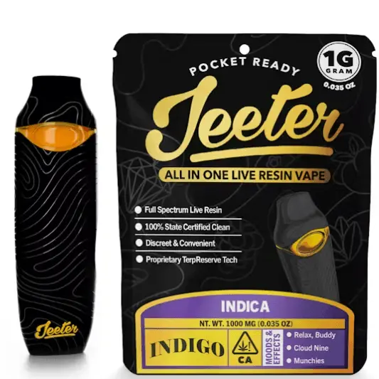 All In One Live Resin Vape - Indigo 1.00 g