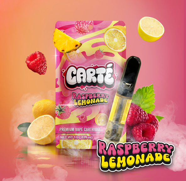 .⠀⠀CARTÉ 1g Raspberry Lemonade Cartridge