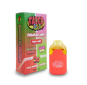 Faded Fruits Liquid Diamonds & Live Resin Disposable 2g - Watermelon Zkittlez (I) x Guava Gas (I)