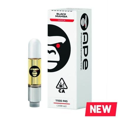 APE Black Mamba 1.1g Sauce Cartridge 96.48%