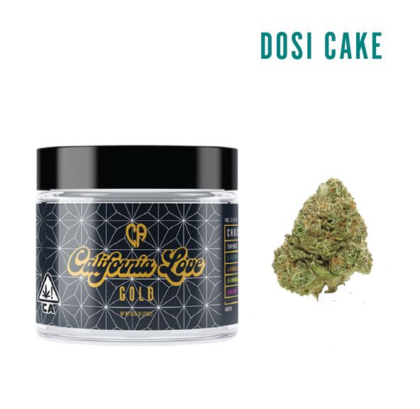 California Love | Gold | PackagedFlower-Jar-3.5g-Dosi Cake