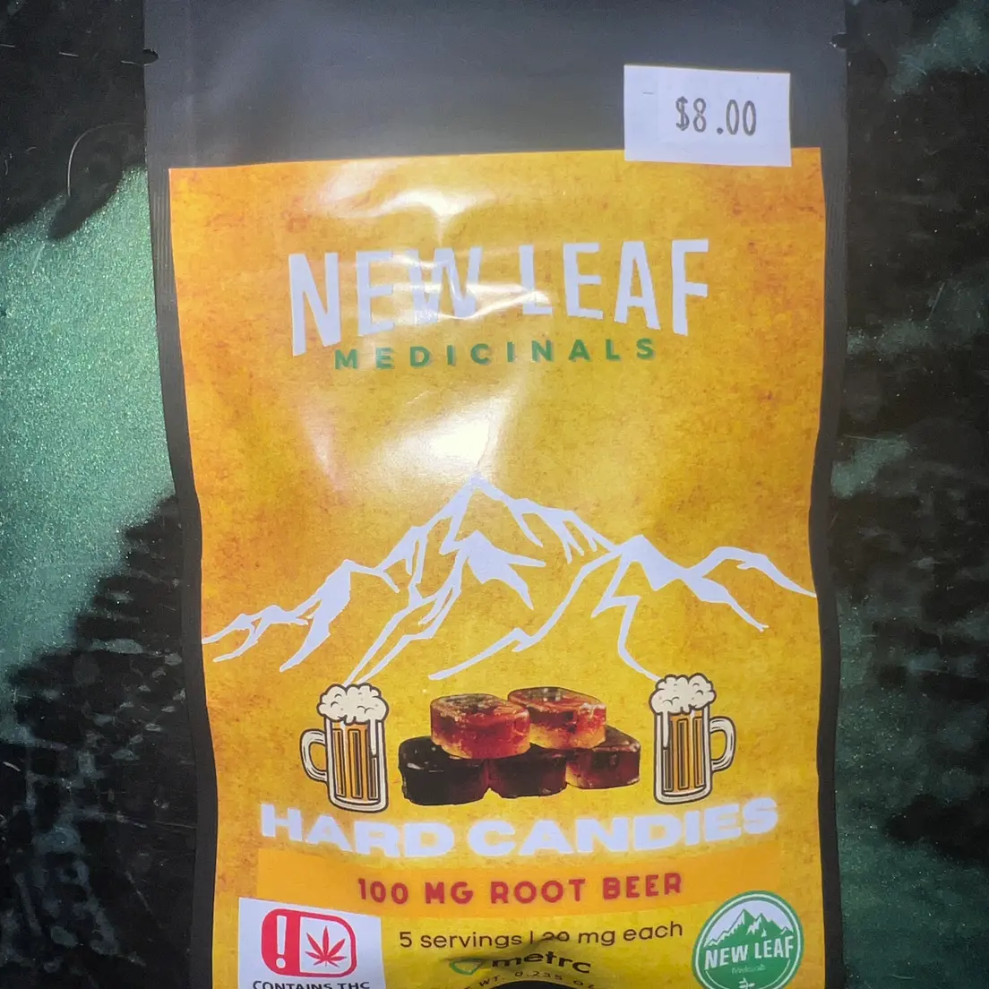 100mg Pineapple Hard Candy