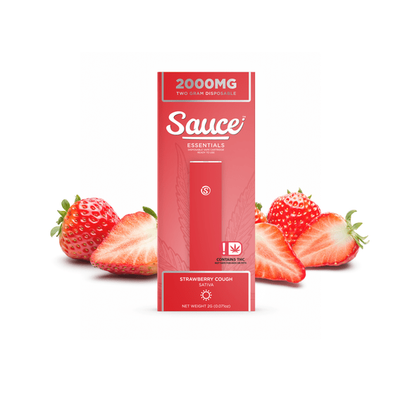 Sauce 2g Live Resin Disposable - Strawberry Cough