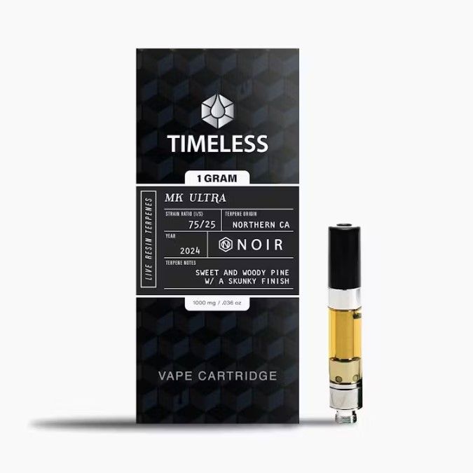 Noir MK Ultra 1000mg Vape Cartridge (Live Resin)