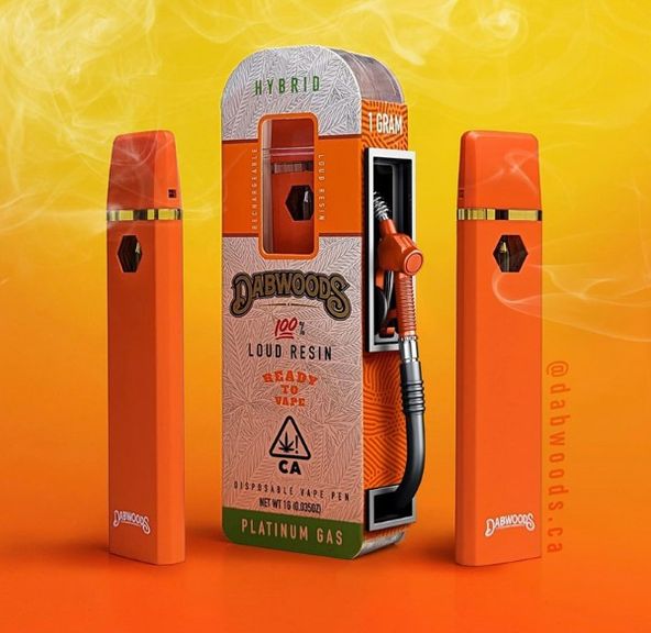 DABWOODS PLATINUM GAS LIVE RESIN DISPO 1g