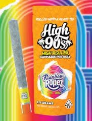 High 90's Preroll Rainbow Ropez $14