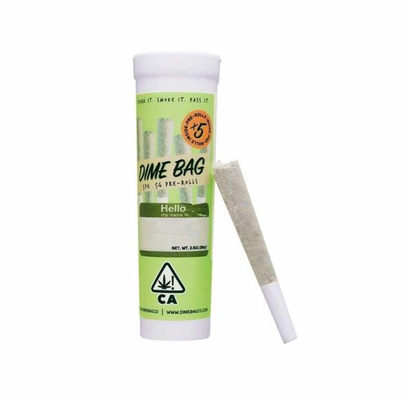 Dime Bag Pre-roll Pack Purple Octane 2.5g