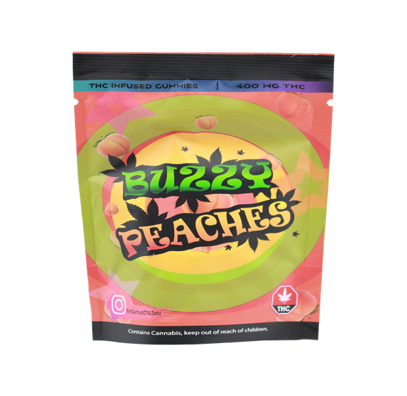 Buzzy Peaches 400mg THC - Northern Extracts