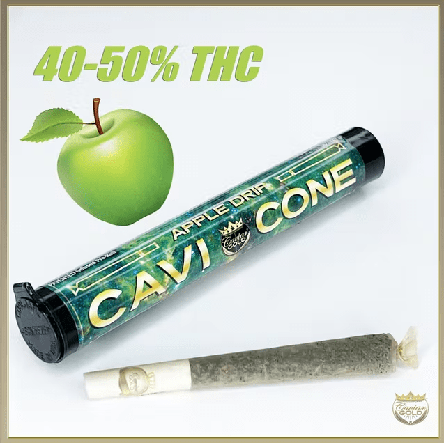 Apple Drip Cavi Cone Preroll