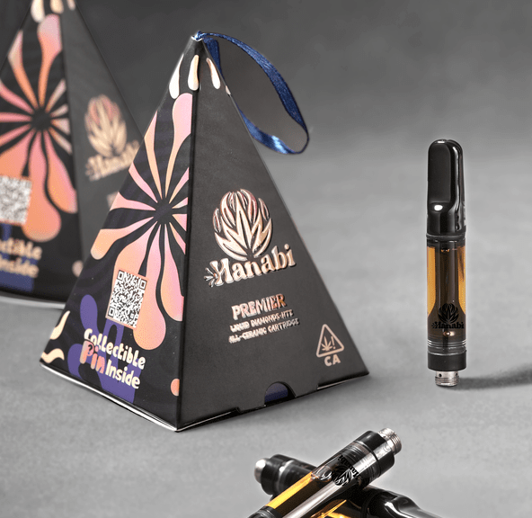 E. Hanabi 1g Liquid Diamond + HTE "Premier" Cartridge - Strawberry Cough (S)