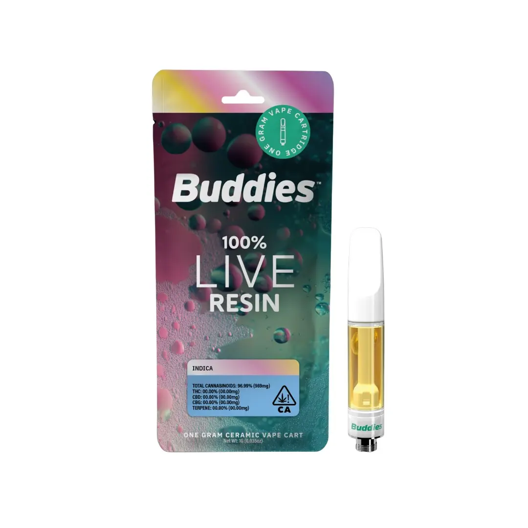 Buddies Live Resin Cartridge Triangle Kush 1g
