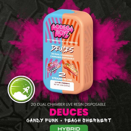 Bodega Boyz - 2g Deuces - Candy Funk/Peach Sherbert at Green Stone Premium  | Sweede