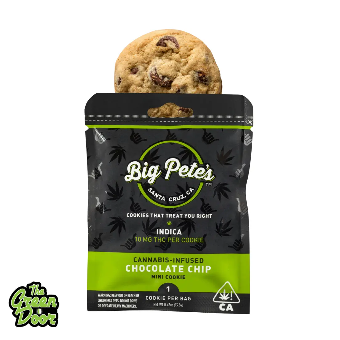 Big Pete's - Single Chocolate Chip Cookie - Edible - 10mg**