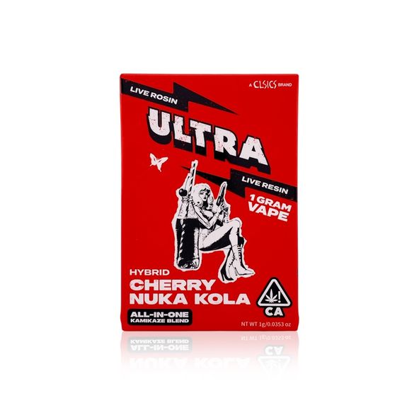 Ultra- Cherry Nuka Kola Kamikaze Blend Live Rosin/ Live Resin AIO (H)