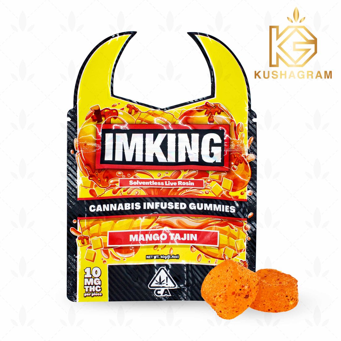 IMKING - 100mg Mango Tajin Rosin Gummies