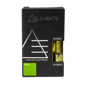 1200mg Vape Cartridge Hybrid Pineapple Express by Elements