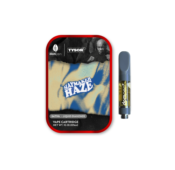 DomPen x Tyson | Vape Cart | 1g | Diamonds | Haymaker Haze
